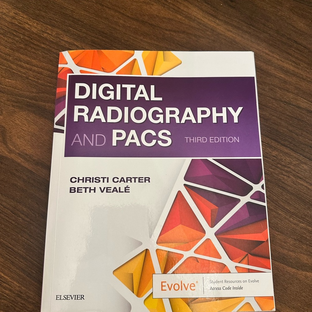 Elsevier Digital Radiography and PACS Book - Purple and Orange